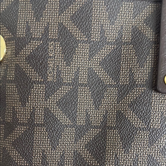 Michael Kors Dark Brown Logo Tote - Picture 3 of 8